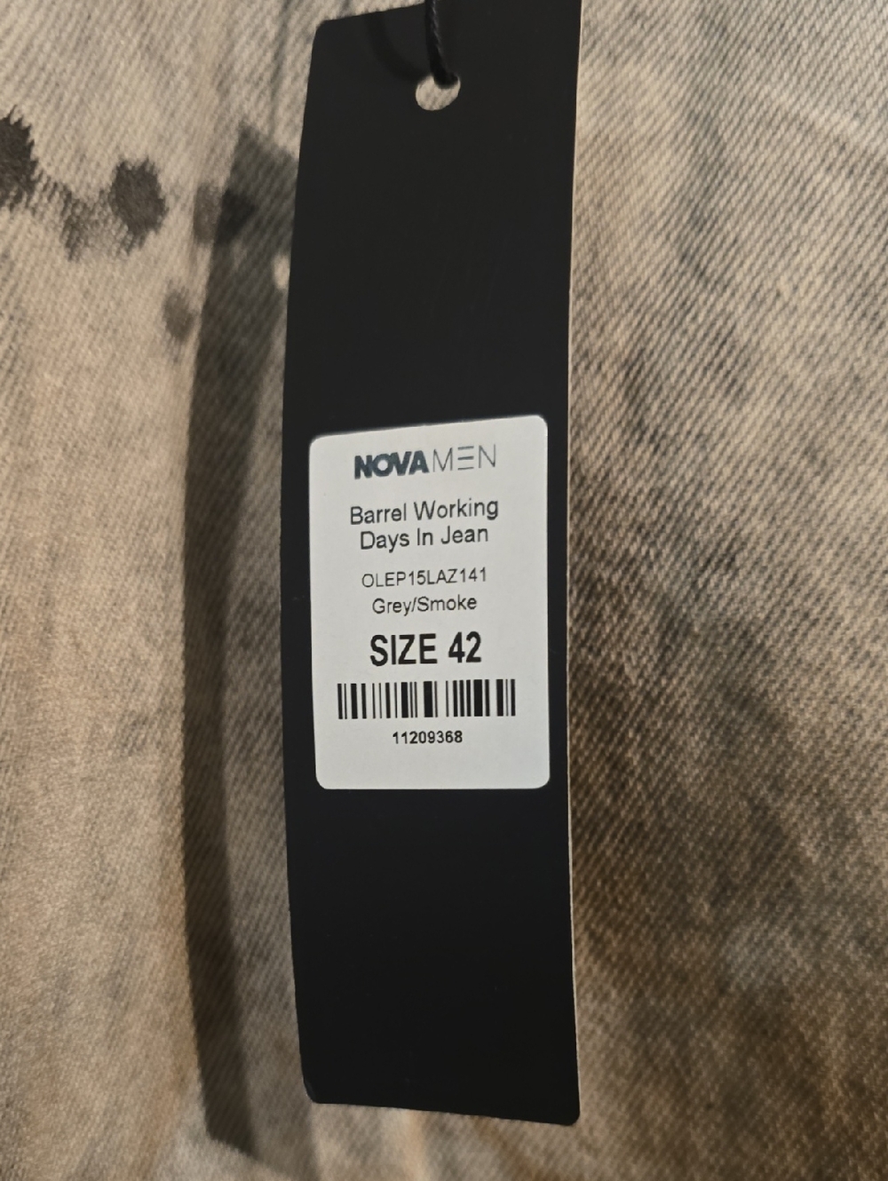 Fashion Nova Mens Barrel Working Days Jeans - Picture 6 of 6